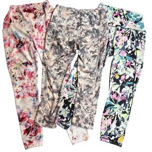 RBX Printed Active Leggings Lot of 3 Small Petite S/P Yoga Gym